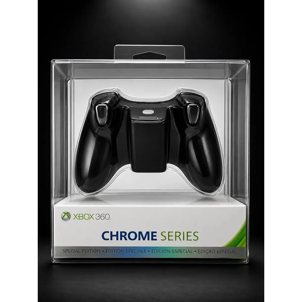 Xbox 360 Chrome Series Gold Wireless Controller – Special Edition